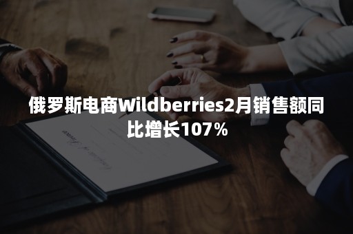 俄罗斯电商Wildberries2月销售额同比增长107%