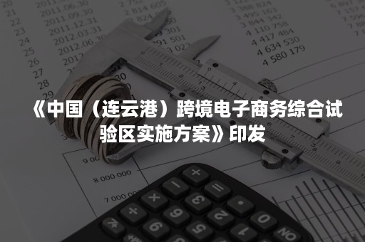 《中国（连云港）跨境电子商务综合试验区实施方案》印发