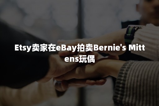 Etsy卖家在eBay拍卖Bernie's Mittens玩偶