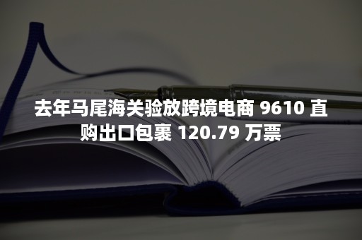 去年马尾海关验放跨境电商 9610 直购出口包裹 120.79 万票