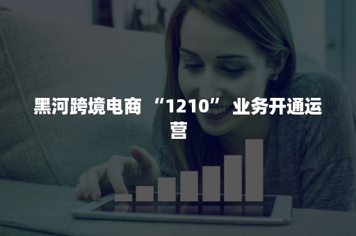 黑河跨境电商 “1210” 业务开通运营