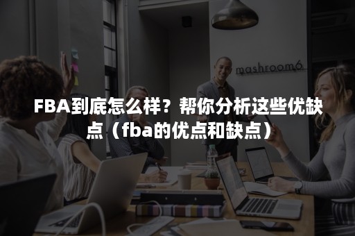 FBA到底怎么样？帮你分析这些优缺点（fba的优点和缺点）