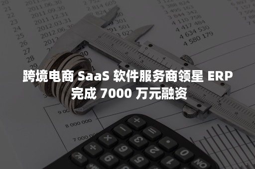 跨境电商 SaaS 软件服务商领星 ERP 完成 7000 万元融资