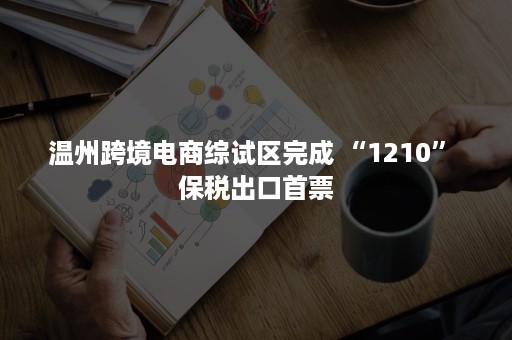 温州跨境电商综试区完成 “1210” 保税出口首票