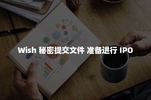 Wish 秘密提交文件 准备进行 IPO