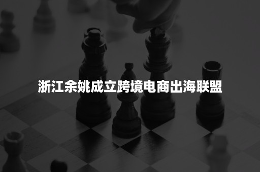 浙江余姚成立跨境电商出海联盟