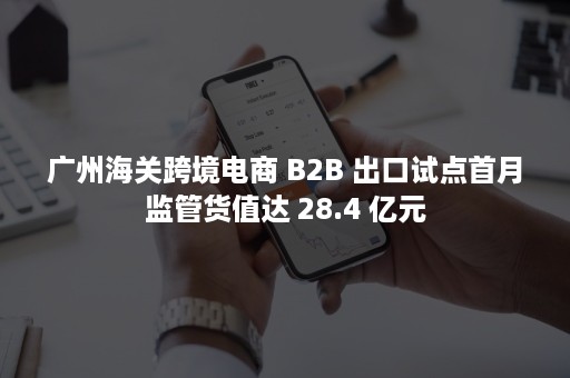 广州海关跨境电商 B2B 出口试点首月监管货值达 28.4 亿元