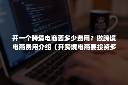 开一个跨境电商要多少费用？做跨境电商费用介绍（开跨境电商要投资多少钱）