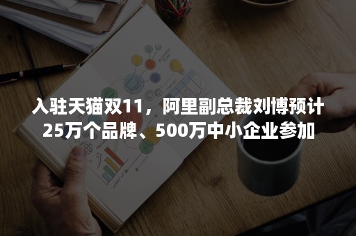 入驻天猫双11，阿里副总裁刘博预计25万个品牌、500万中小企业参加