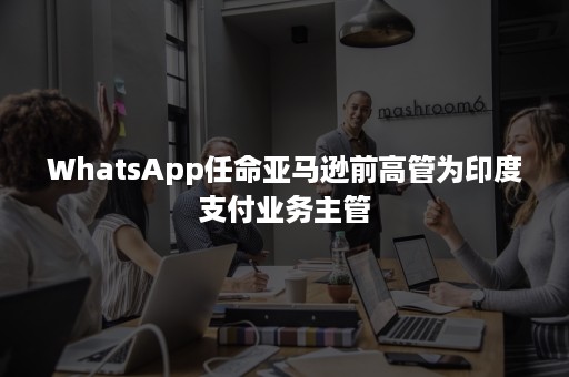 WhatsApp任命亚马逊前高管为印度支付业务主管