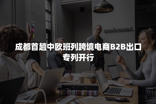 成都首趟中欧班列跨境电商B2B出口专列开行