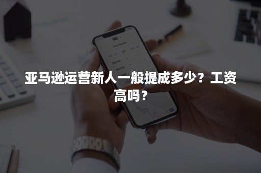 亚马逊运营新人一般提成多少？工资高吗？