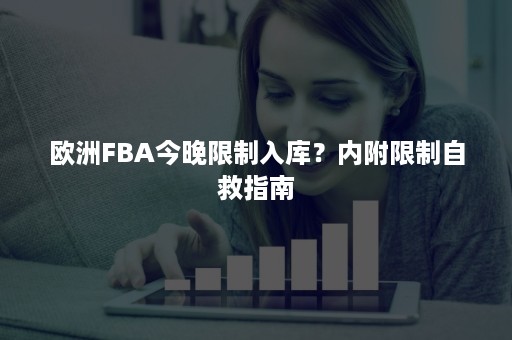 欧洲FBA今晚限制入库？内附限制自救指南