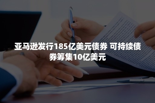 亚马逊发行185亿美元债券 可持续债券筹集10亿美元