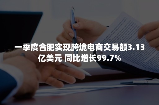 一季度合肥实现跨境电商交易额3.13亿美元 同比增长99.7%