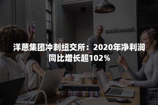 洋葱集团冲刺纽交所：2020年净利润同比增长超102%