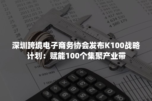 深圳跨境电子商务协会发布K100战略计划：赋能100个集聚产业带