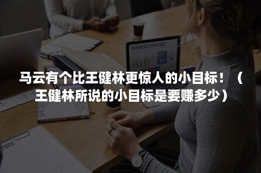 马云有个比王健林更惊人的小目标！（王健林所说的小目标是要赚多少）