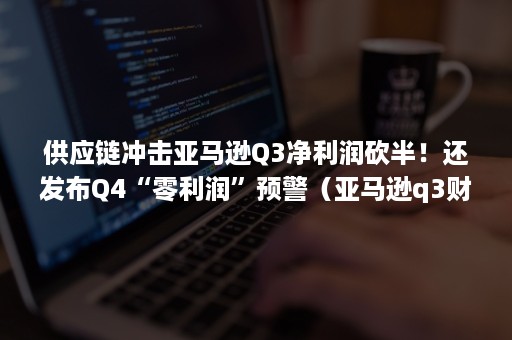 供应链冲击亚马逊Q3净利润砍半！还发布Q4“零利润”预警（亚马逊q3财报）