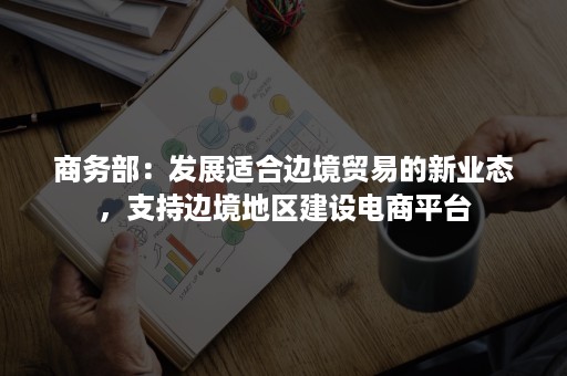 商务部：发展适合边境贸易的新业态，支持边境地区建设电商平台