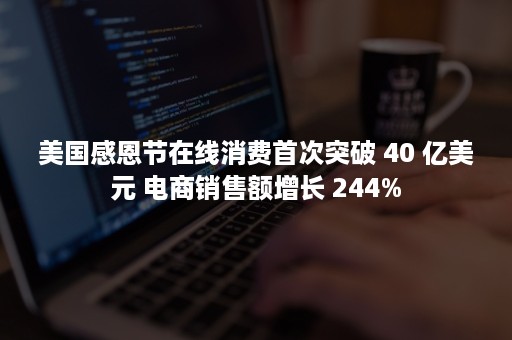 美国感恩节在线消费首次突破 40 亿美元 电商销售额增长 244%