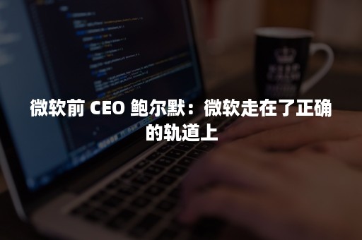 微软前 CEO 鲍尔默：微软走在了正确的轨道上