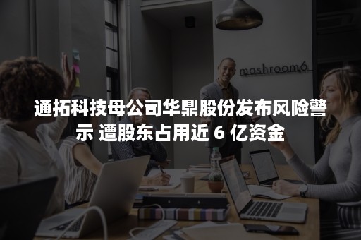 通拓科技母公司华鼎股份发布风险警示 遭股东占用近 6 亿资金