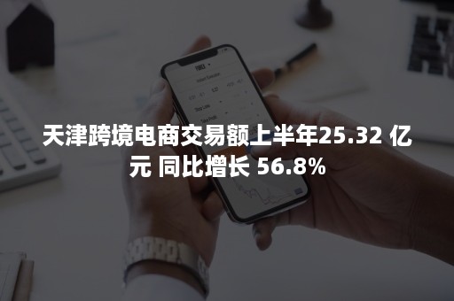 天津跨境电商交易额上半年25.32 亿元 同比增长 56.8%