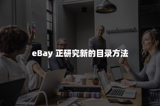 eBay 正研究新的目录方法