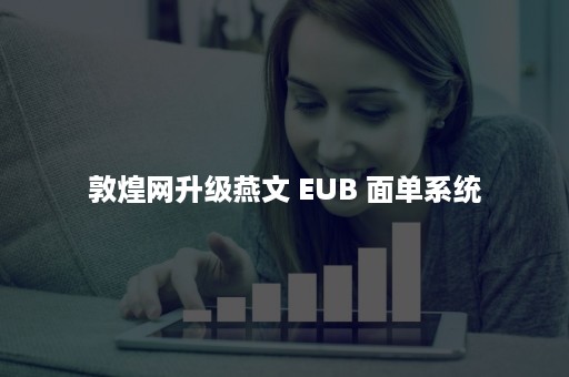 敦煌网升级燕文 EUB 面单系统