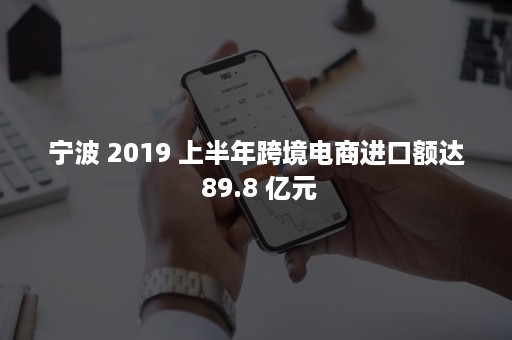 宁波 2019 上半年跨境电商进口额达 89.8 亿元