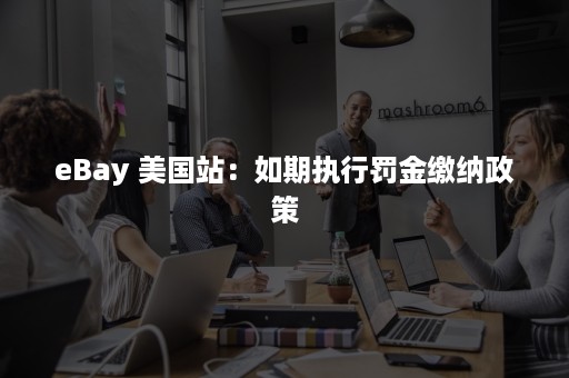 eBay 美国站：如期执行罚金缴纳政策