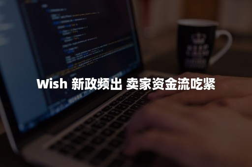 Wish 新政频出 卖家资金流吃紧