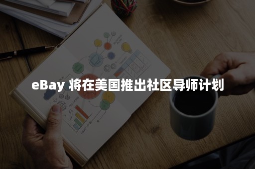 eBay 将在美国推出社区导师计划