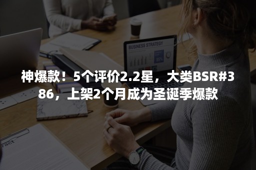 神爆款！5个评价2.2星，大类BSR#386，上架2个月成为圣诞季爆款