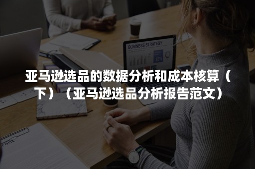 亚马逊选品的数据分析和成本核算（下）（亚马逊选品分析报告范文）