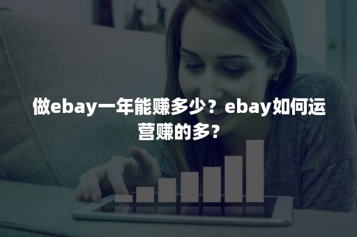 做ebay一年能赚多少？ebay如何运营赚的多？