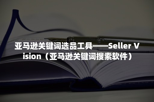 亚马逊关键词选品工具——Seller Vision（亚马逊关键词搜索软件）