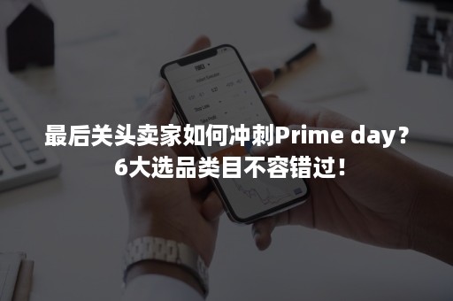 最后关头卖家如何冲刺Prime day？ 6大选品类目不容错过！