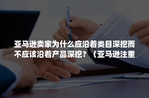 亚马逊卖家为什么应沿着类目深挖而不应该沿着产品深挖？（亚马逊注重产品,不注重店铺）