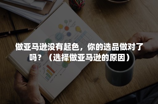 做亚马逊没有起色，你的选品做对了吗？（选择做亚马逊的原因）