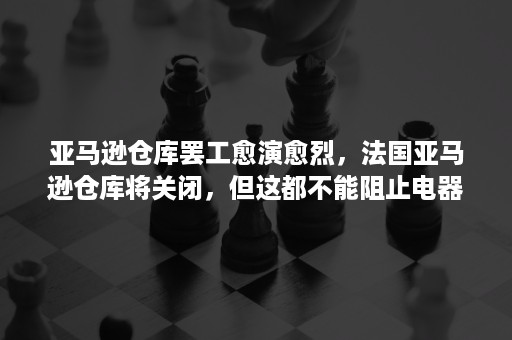 亚马逊仓库罢工愈演愈烈，法国亚马逊仓库将关闭，但这都不能阻止电器、美妆类的增长