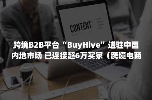 跨境B2B平台“BuyHive”进驻中国内地市场 已连接超6万买家（跨境电商进口平台B2B）