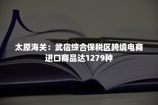 太原海关：武宿综合保税区跨境电商进口商品达1279种