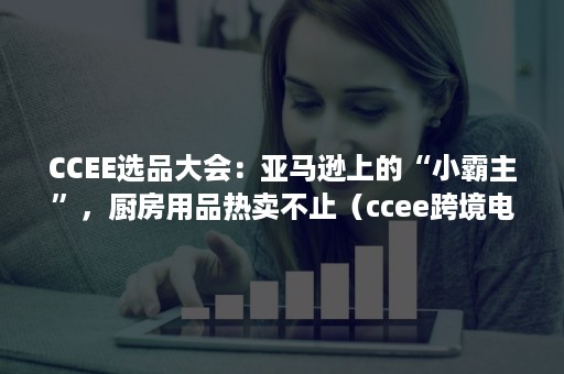 CCEE选品大会：亚马逊上的“小霸主”，厨房用品热卖不止（ccee跨境电商选品大会）