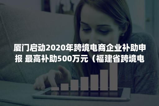 厦门启动2020年跨境电商企业补助申报 最高补助500万元（福建省跨境电商扶持政策）