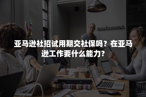 亚马逊社招试用期交社保吗？在亚马逊工作要什么能力？