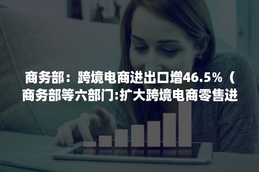 商务部：跨境电商进出口增46.5%（商务部等六部门:扩大跨境电商零售进口试点）