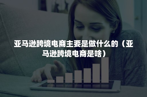 亚马逊跨境电商主要是做什么的（亚马逊跨境电商是啥）