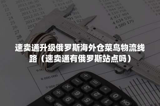 速卖通升级俄罗斯海外仓菜鸟物流线路（速卖通有俄罗斯站点吗）